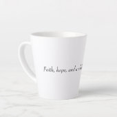 Glaube, Hoffnung und jede Menge Gnade Milchtasse (Linke Ecke)