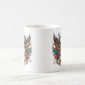Glaube, Hoffnung und Kaffee Kaffeetasse (Mittel)