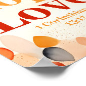 Glaube, Hoffnung und Liebe Boho Christlich Wall Ar Poster (Ecke)