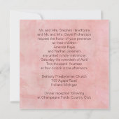 Glaube Hoffnung und Liebe Christliche Hochzeit am Einladung (Rückseite)