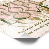 Glaube, Hoffnung und Liebe Fotodruck (Ecke)