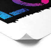 Glaube, Hoffnung und Liebe (grunge) Poster (Ecke)