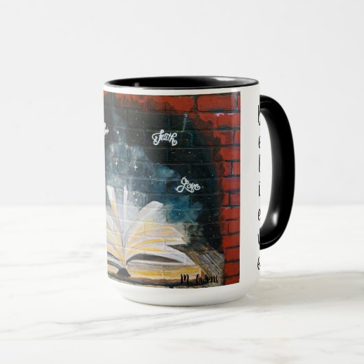 Glaube, Hoffnung und Liebe Kaffee Tasse (VorderseiteRechts)