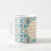 Glaube, Hoffnung und Liebe Kaffeetasse (Vorderseite Links)