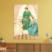 Glaube, Hoffnung und Liebe Leinwanddruck (Insitu (Wohnzimmer))