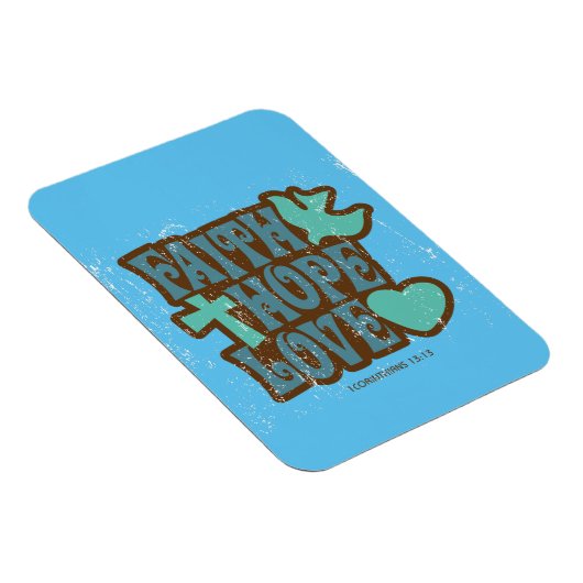 Glaube Hoffnung und Liebe Magnet (Rechte Seite)