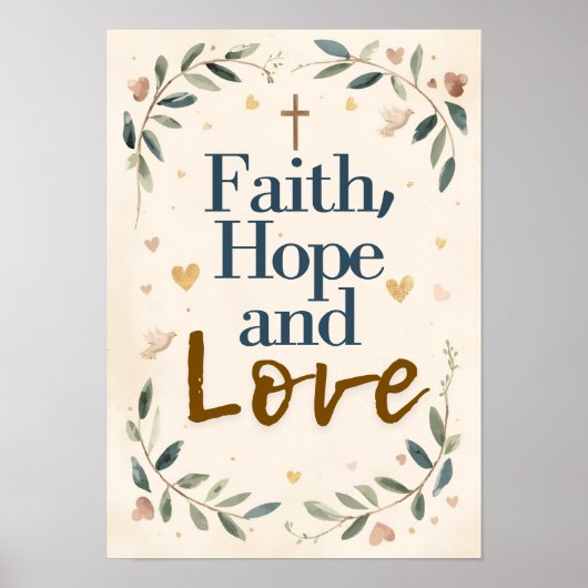 Glaube, Hoffnung und Liebe Poster (Vorne)