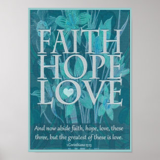 Glaube, Hoffnung und Liebe Poster