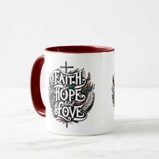 Glaube, Hoffnung und Liebe Tasse