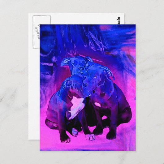 Glaube Hoffnung und Wohltätigkeit, misshandelte Pi Postkarte (Vorne/Hinten)