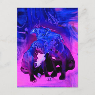 Glaube Hoffnung und Wohltätigkeit, misshandelte Pi Postkarte