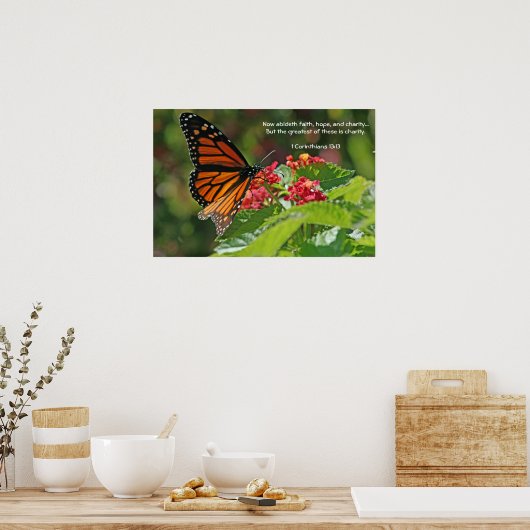 Glaube, Hoffnung und Wohltätigkeit-Poster Poster (Küche)