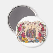 Glaube, Hoffnung und Wohltätigkeit Theologische Tu Magnet (Vorderseite/Rückseite)