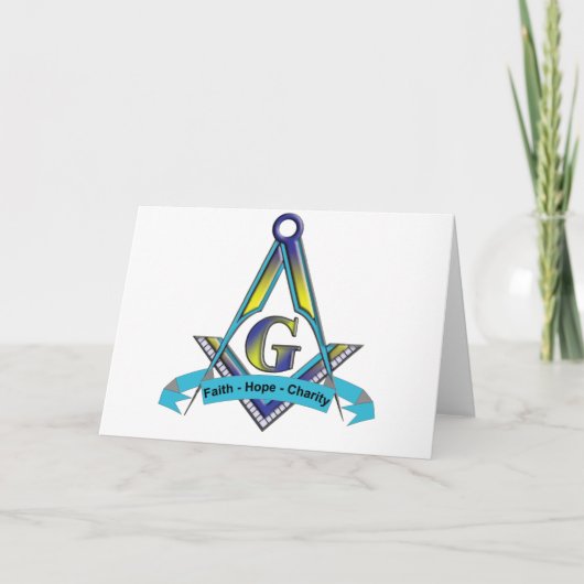 Glaube, Hoffnung, Wohltätigkeit Karte (Vorderseite)