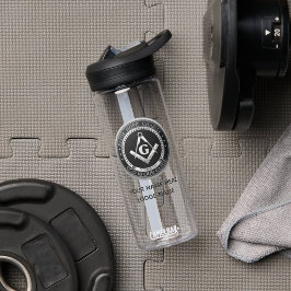 Glaube, Hoffnung, Wohltätigkeit Silver Freemason B Trinkflasche