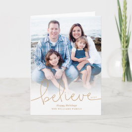 Glaube Holiday Foto Feiertagskarte