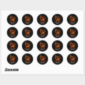 Glaube Hope Leukemia Awareness Geschenk Runder Aufkleber (Blatt)