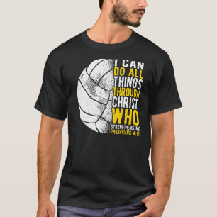 Glaube ich kann alles durch das Handgelenk christl T-Shirt