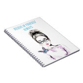 Glaube immer an dich selbst notizblock (Rechte Seite)