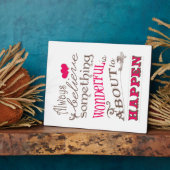 Glaube immer etwas Wunderbares... Fotoplatte (Seite)