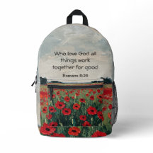 Glaube in Blüte – Druck-Cut-Sew-Tasche