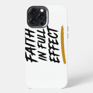 GLAUBE IN VOLLER WIRKUNG — Inspiratives Notizbuch iPhone 13 Pro Max Hülle