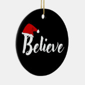 Glaube - Inspiration Weihnachtskostentwurf T-S Keramik Ornament (Rechts)