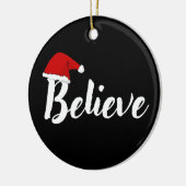 Glaube - Inspiration Weihnachtskostentwurf T-S Keramik Ornament (Links)