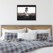 Glaube: Inspiration Zitat Leinwanddruck (Insitu (Schlafzimmer))