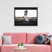 Glaube: Inspiration Zitat Leinwanddruck (Insitu (Wohnzimmer))