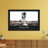 Glaube: Inspiration Zitat Leinwanddruck (Insitu (Wohnzimmer))