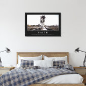 Glaube: Inspiration Zitat Leinwanddruck (Insitu (Schlafzimmer))