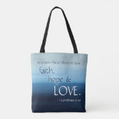 GLAUBE Inspirational Scripture-Tasche Tasche (Rückseite)