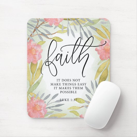 Glaube inspirierend mousepad (Mit Mouse)