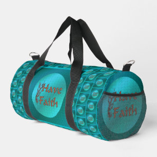 Glaube inspirierende Worte Duffle Bag