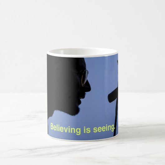 Glaube ist 11-oz-Tasse Kaffeetasse (Mittel)