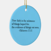 Glaube ist die Substanz der Sachen, die für Keramik Ornament (Rechts)