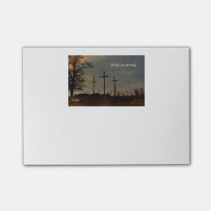 "Glaube ist starke" Dreiwegpost-itanmerkungen Post-it Klebezettel