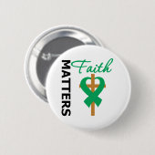 Glaube ist wichtig Leberkrebs Button (Vorne & Hinten)