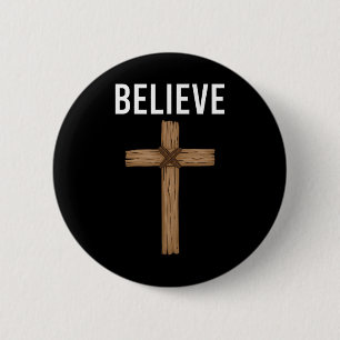 Glaube Jesus Christlichen Kreuz Gott Glaube Bibel  Button