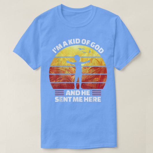 Glaube, Jesus, Gott, Ich bin ein Kind Gottes und e T-Shirt (Design vorne)