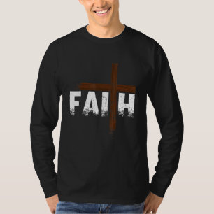 Glaube Jesus kreuzen Christliche religiöse Kirche T-Shirt