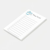 Glaube John 3:16 Dinge zu tun Post-it Klebezettel (angewinkelt)