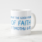 Glaube - Jumbo-Tasse (Vorderseite Rechts)