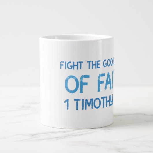 Glaube - Jumbo-Tasse (Vorderseite)