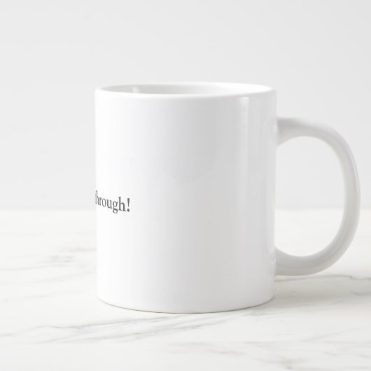 Glaube Jumbo-Tasse (Rechts)