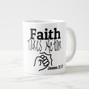 Glaube - Jumbo-Tasse