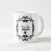 Glaube - Jumbo-Tasse (Vorderseite Rechts)