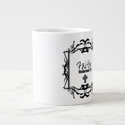 Glaube - Jumbo-Tasse (Vorderseite)