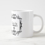 Glaube - Jumbo-Tasse (Rechts)